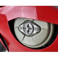 Motocorse NEW STYLE Titanium Timing Inspection Cover for the Ducati Panigale / Streetfighter / Multistrada / Diavel V4 Motocorse NEW STYLE Titanium Timing Inspection Cover for the Ducati Panigale / Streetfighter / Multistrada / Diavel V4